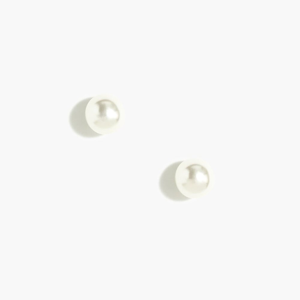 NWT J.Crew Factory Pearl Stud Earrings